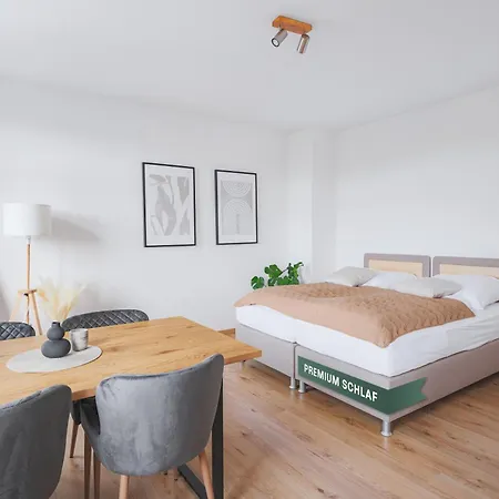 아파트 Prime - 2 Direkt Am Fluss 라이프치히